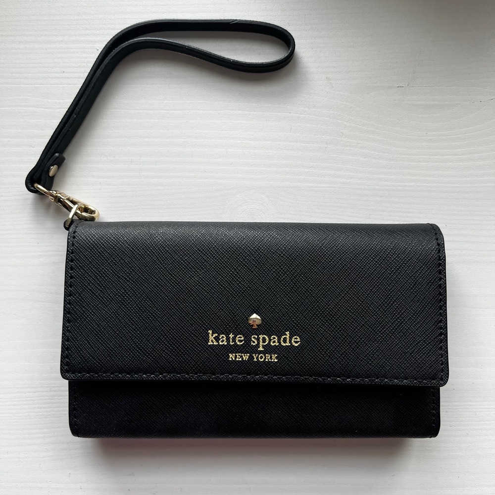 Black Kate Spade Clutch - NEW